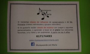 cartel publicitario musiqueando con marc3ada