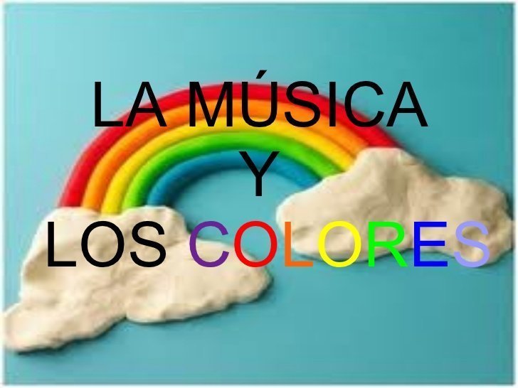 La música y los colores